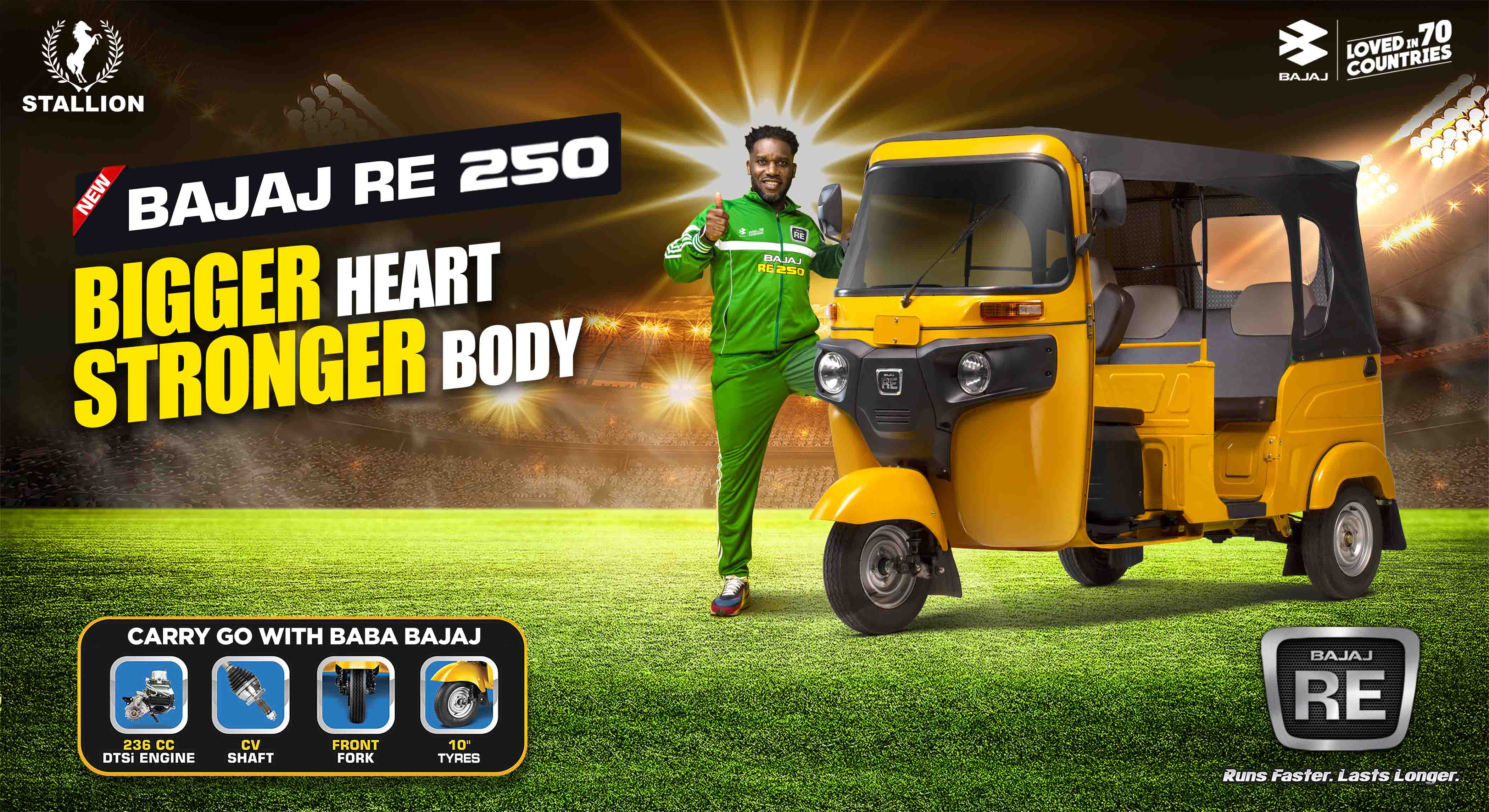 Bajaj RE250 BillBoard - Image 1