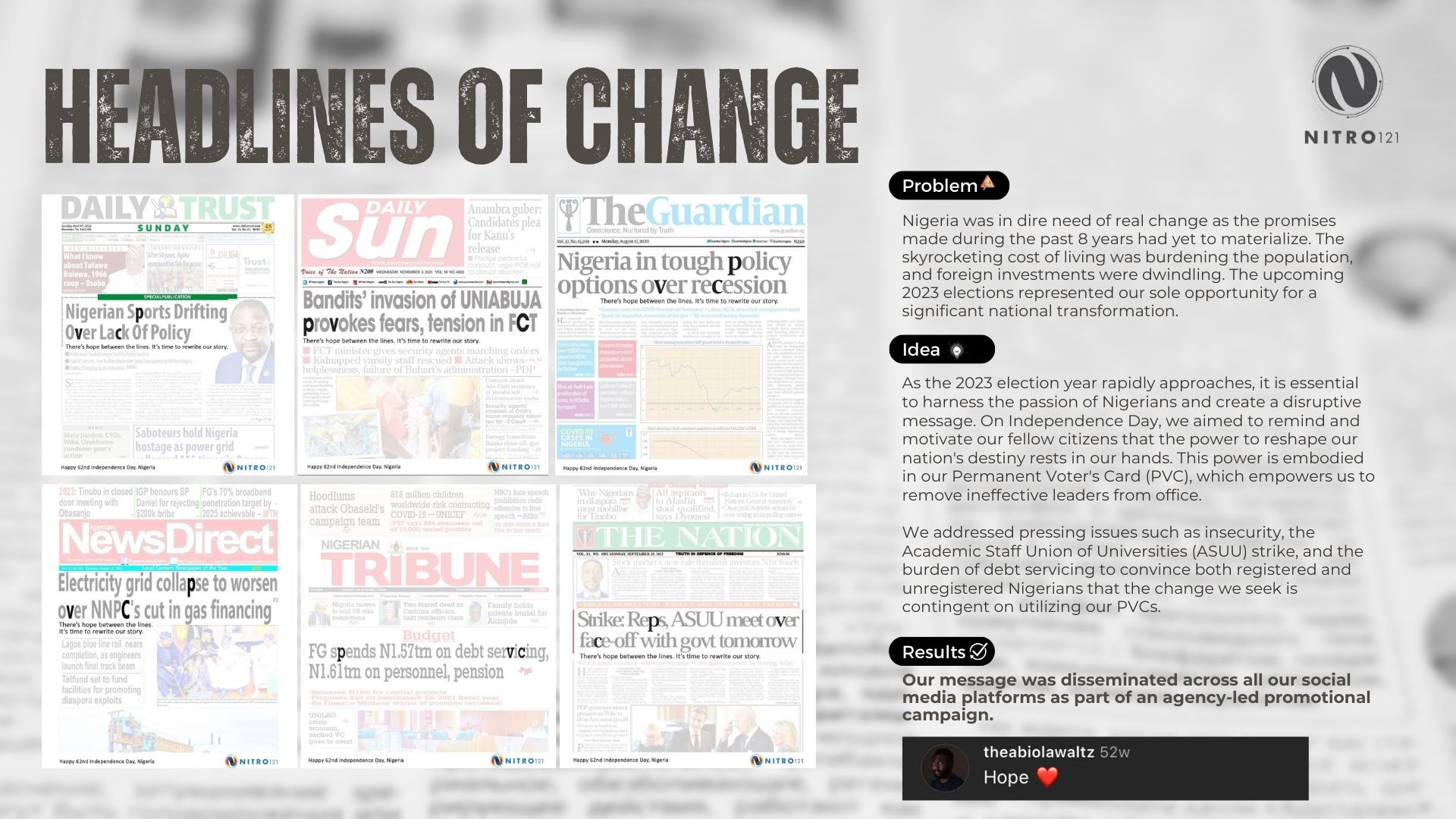 Headlines Of Change - Image 1